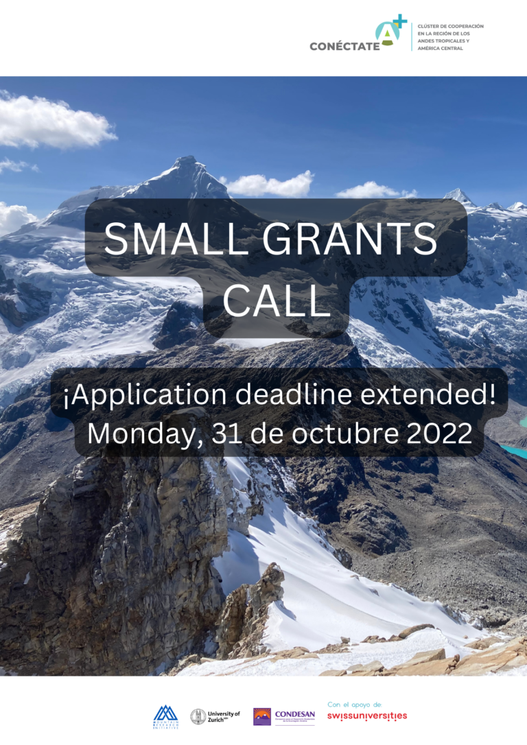 Small Grants Call – Aplication Deadline Extended