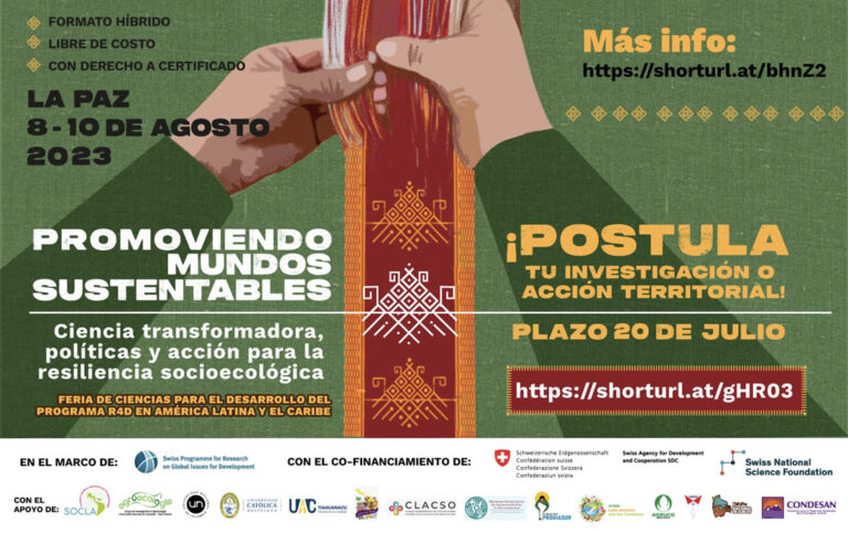 Postula tu investigación en la Feria de Ciencias “Promoviendo mundos sustentables” de Bolivia